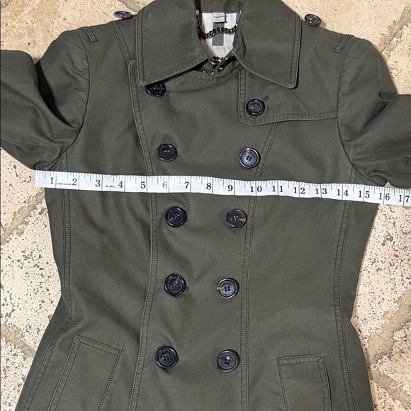 Burberry Established 1856 Khaki Double Breasted Trench Jacket 🧥 - Picture 14 of 16